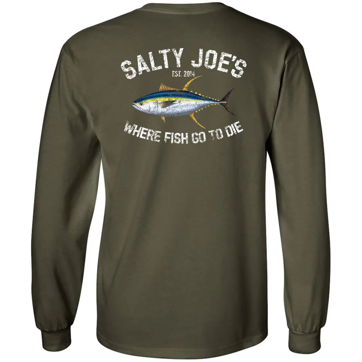 Salty Joe's Tuna Long Sleeve Fishing T Shirt - Angler's Pro Tackle & Outdoors