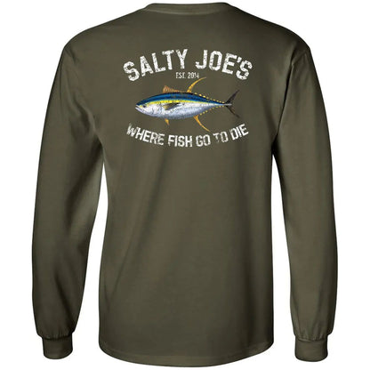 Salty Joe's Tuna Long Sleeve Fishing T Shirt - Angler's Pro Tackle & Outdoors