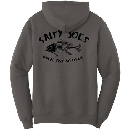 Salty Joe's "Where Fish Go To Die" Fishing Sweatshirt - Angler's Pro Tackle & Outdoors