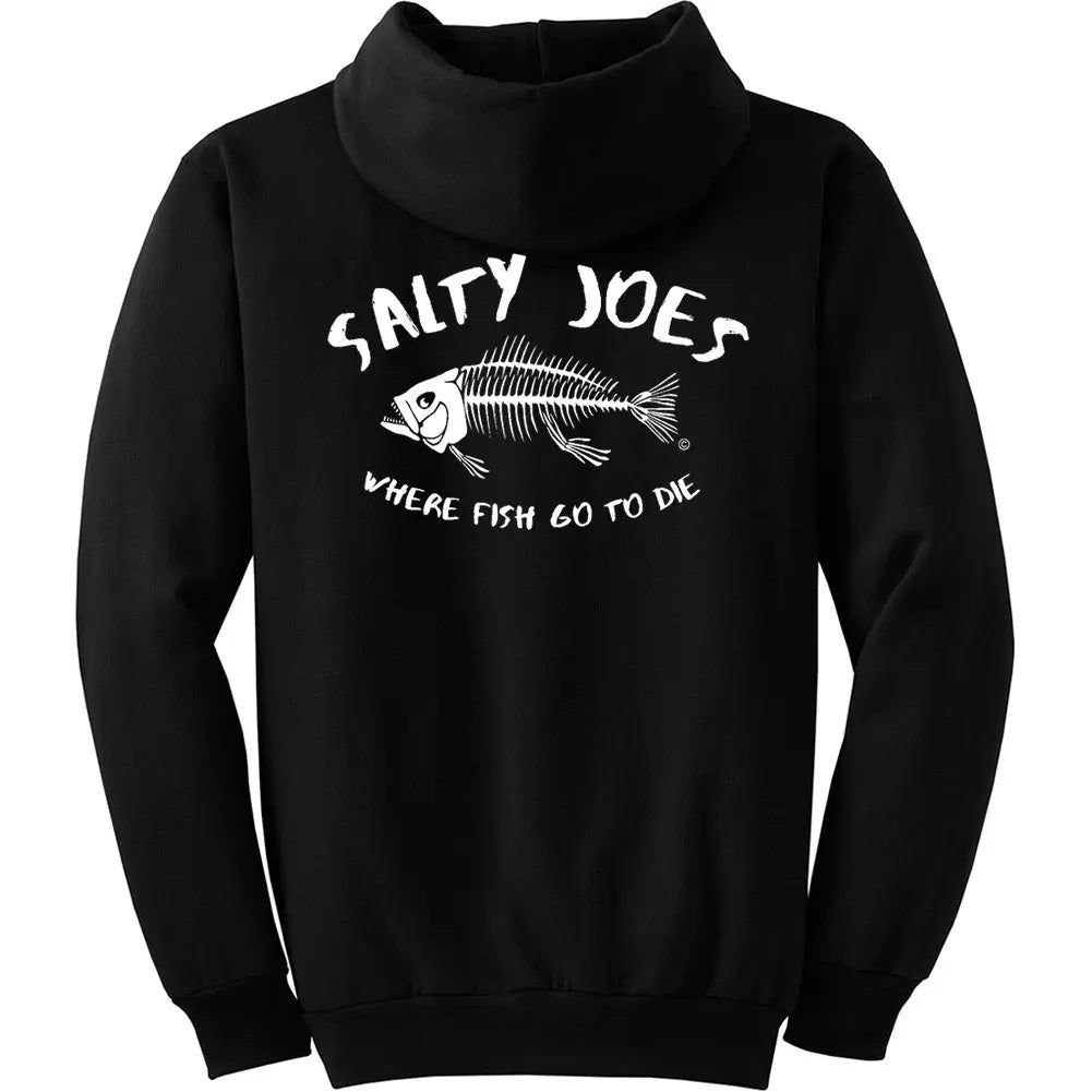 Salty Joe's "Where Fish Go To Die" Fishing Sweatshirt - Angler's Pro Tackle & Outdoors