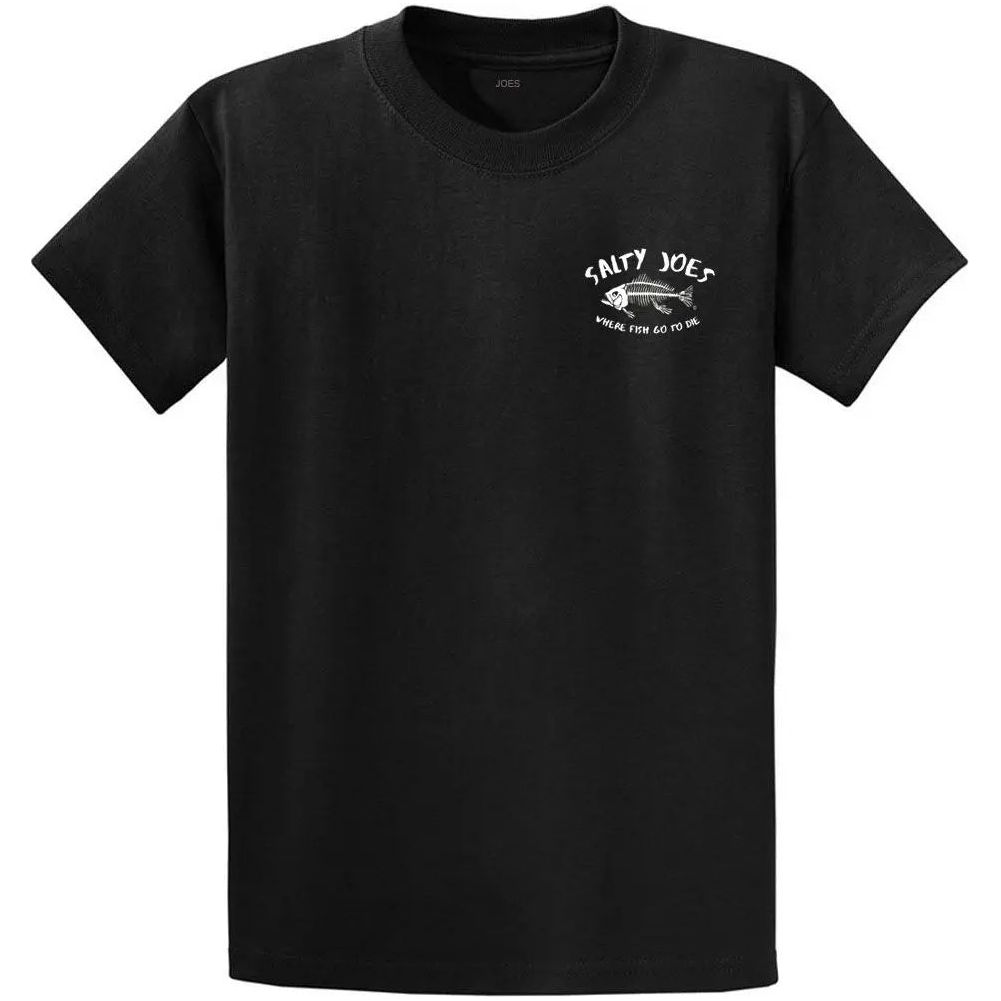 Salty Joe's "Where Fish Go To Die" Heavyweight Cotton Tee - Angler's Pro Tackle & Outdoors