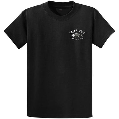 Salty Joe's "Where Fish Go To Die" Heavyweight Cotton Tee - Angler's Pro Tackle & Outdoors