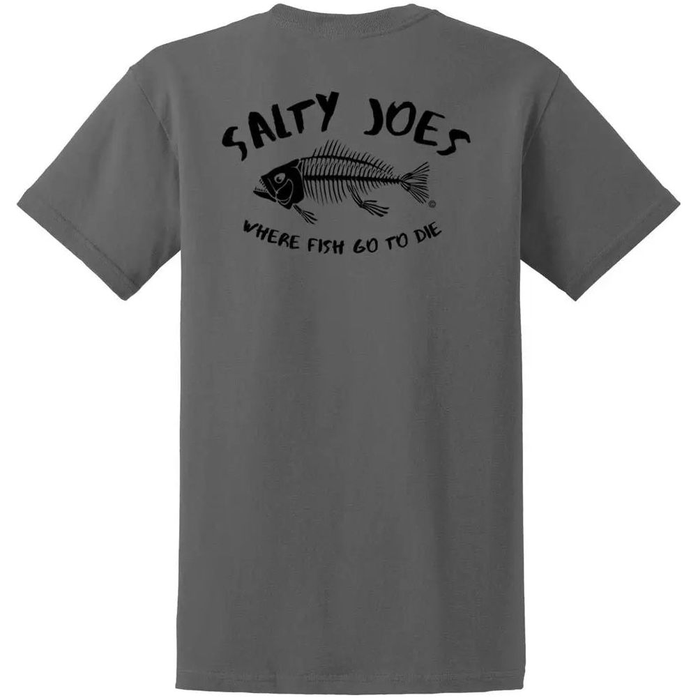 Salty Joe's "Where Fish Go To Die" Heavyweight Cotton Tee - Angler's Pro Tackle & Outdoors