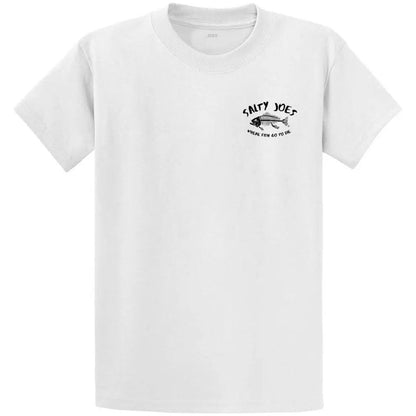 Salty Joe's "Where Fish Go To Die" Heavyweight Cotton Tee - Angler's Pro Tackle & Outdoors