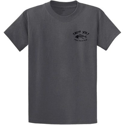 Salty Joe's "Where Fish Go To Die" Heavyweight Cotton Tee - Angler's Pro Tackle & Outdoors