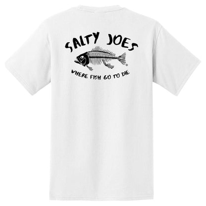 Salty Joe's "Where Fish Go To Die" Heavyweight Pocket Tee - Angler's Pro Tackle & Outdoors