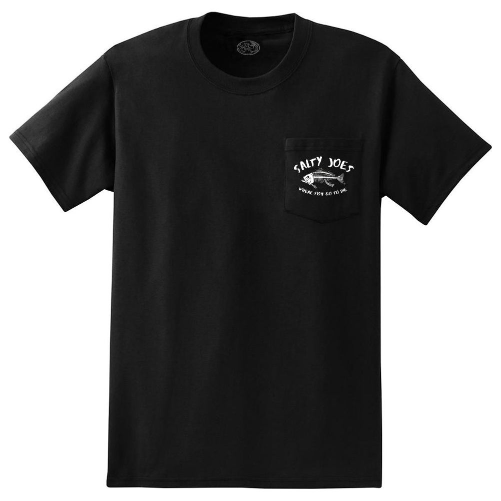 Salty Joe's "Where Fish Go To Die" Heavyweight Pocket Tee - Angler's Pro Tackle & Outdoors