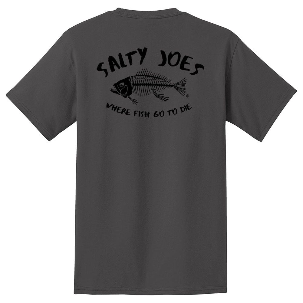 Salty Joe's "Where Fish Go To Die" Heavyweight Pocket Tee - Angler's Pro Tackle & Outdoors