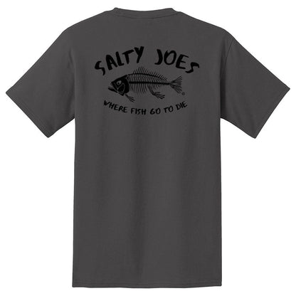 Salty Joe's "Where Fish Go To Die" Heavyweight Pocket Tee - Angler's Pro Tackle & Outdoors