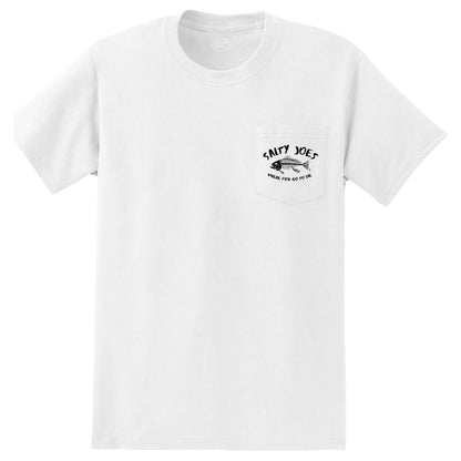 Salty Joe's "Where Fish Go To Die" Heavyweight Pocket Tee - Angler's Pro Tackle & Outdoors