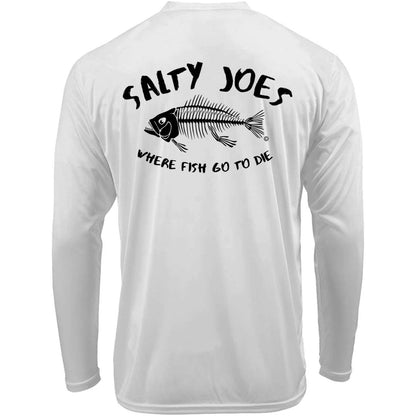 Salty Joe's "Where Fish Go To Die" Long Sleeve Sun Shirt - Angler's Pro Tackle & Outdoors