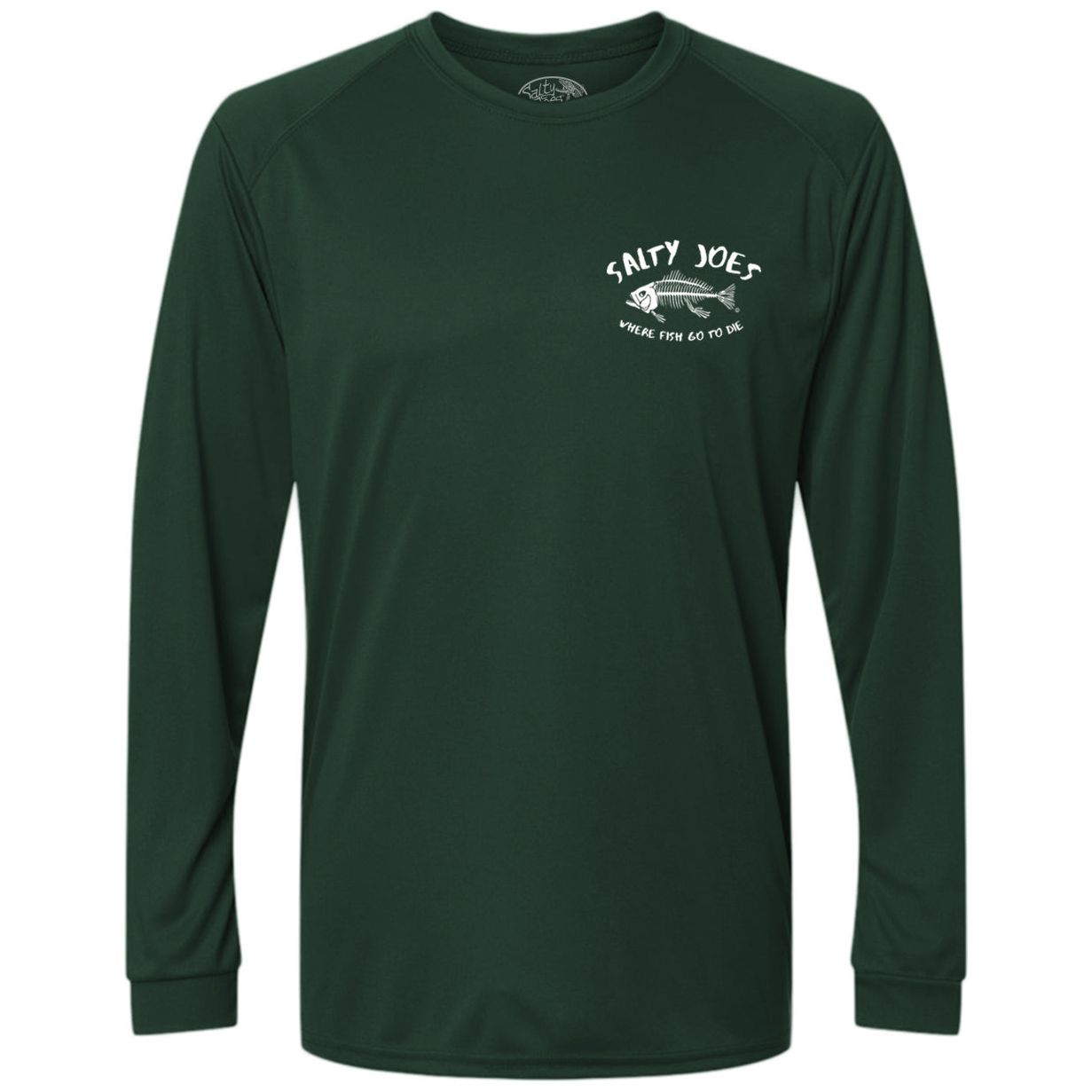 Salty Joe's "Where Fish Go To Die" Long Sleeve Sun Shirt - Angler's Pro Tackle & Outdoors