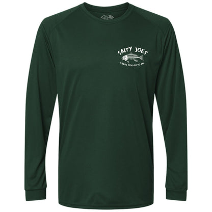 Salty Joe's "Where Fish Go To Die" Long Sleeve Sun Shirt - Angler's Pro Tackle & Outdoors
