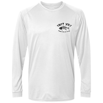 Salty Joe's "Where Fish Go To Die" Long Sleeve Sun Shirt - Angler's Pro Tackle & Outdoors