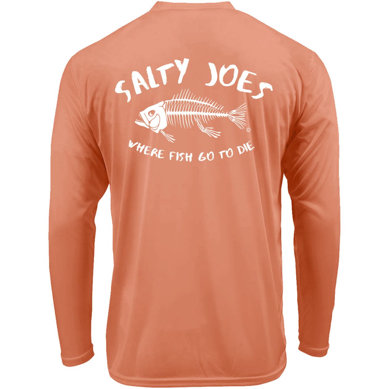 Salty Joe's "Where Fish Go To Die" Long Sleeve Sun Shirt - Angler's Pro Tackle & Outdoors