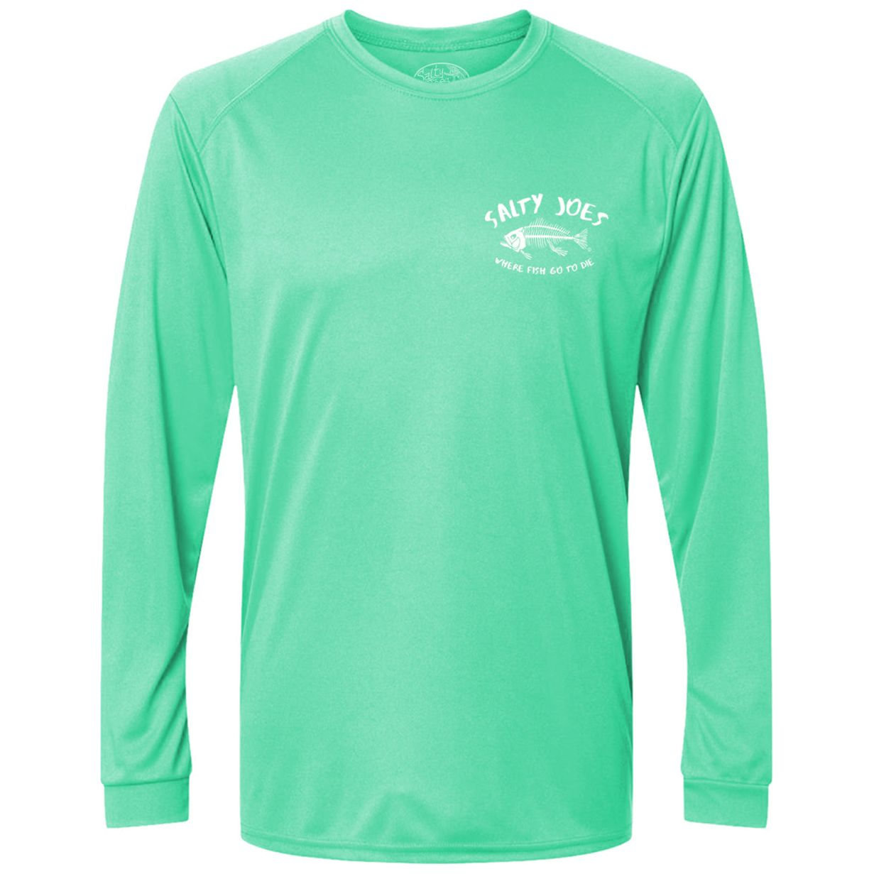 Salty Joe's "Where Fish Go To Die" Long Sleeve Sun Shirt - Angler's Pro Tackle & Outdoors