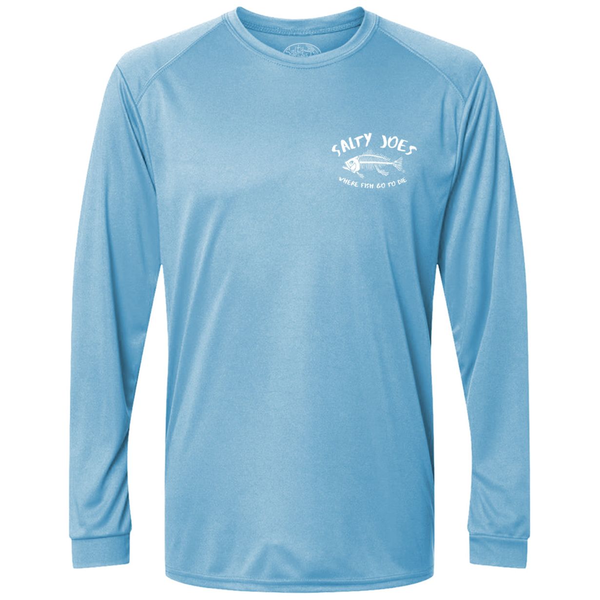 Salty Joe's "Where Fish Go To Die" Long Sleeve Sun Shirt - Angler's Pro Tackle & Outdoors