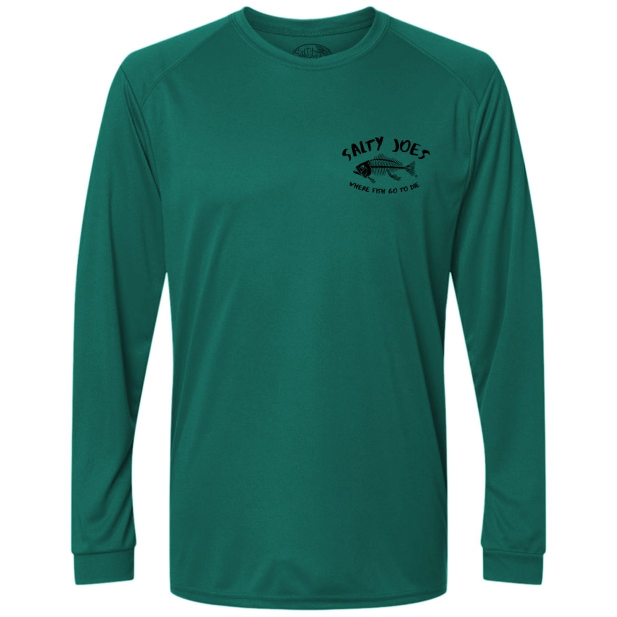 Salty Joe's "Where Fish Go To Die" Long Sleeve Sun Shirt - Angler's Pro Tackle & Outdoors