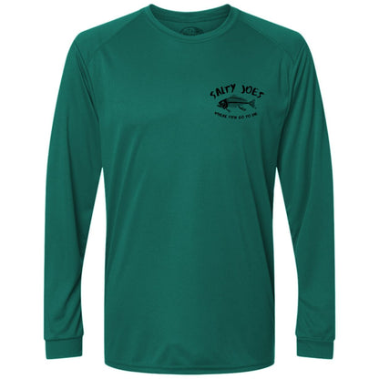 Salty Joe's "Where Fish Go To Die" Long Sleeve Sun Shirt - Angler's Pro Tackle & Outdoors