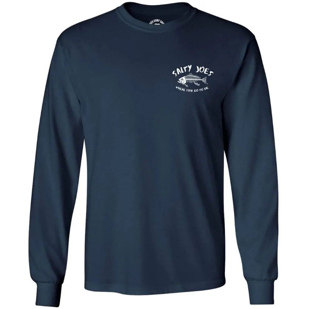 Salty Joe's "Where Fish Go To Die" Long Sleeve Tee - Angler's Pro Tackle & Outdoors