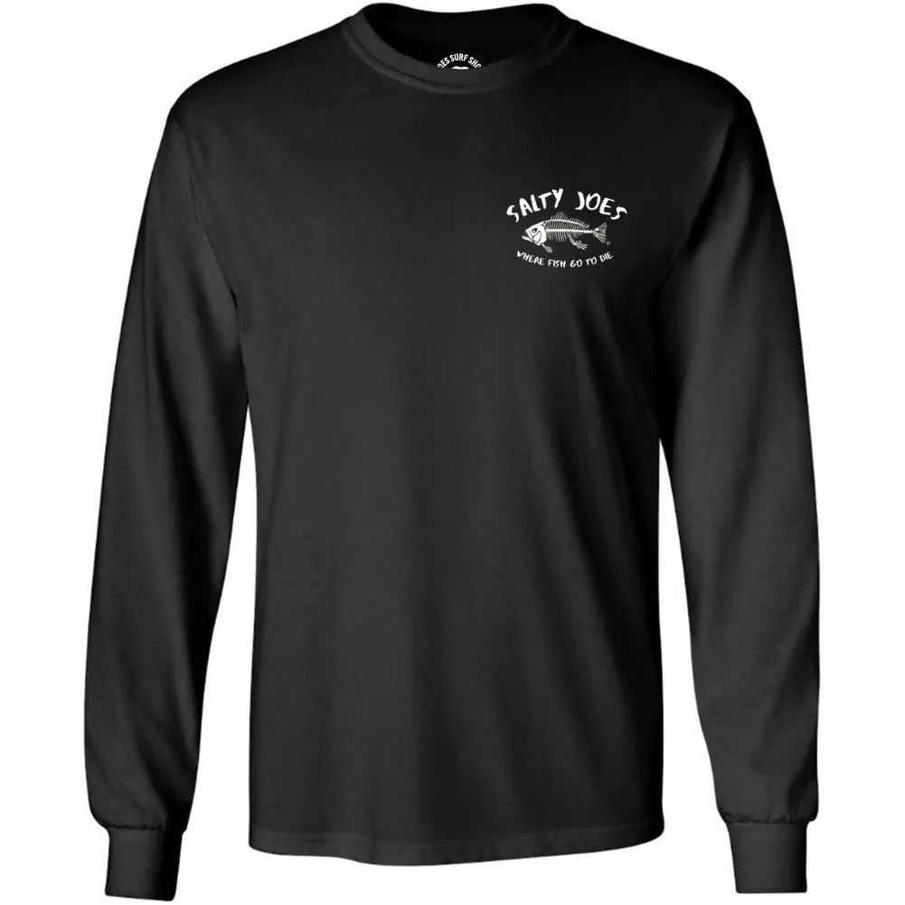 Salty Joe's "Where Fish Go To Die" Long Sleeve Tee - Angler's Pro Tackle & Outdoors