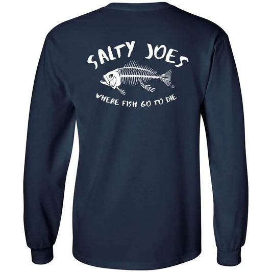 Salty Joe's "Where Fish Go To Die" Long Sleeve Tee - Angler's Pro Tackle & Outdoors