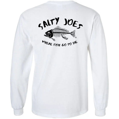 Salty Joe's "Where Fish Go To Die" Long Sleeve Tee - Angler's Pro Tackle & Outdoors