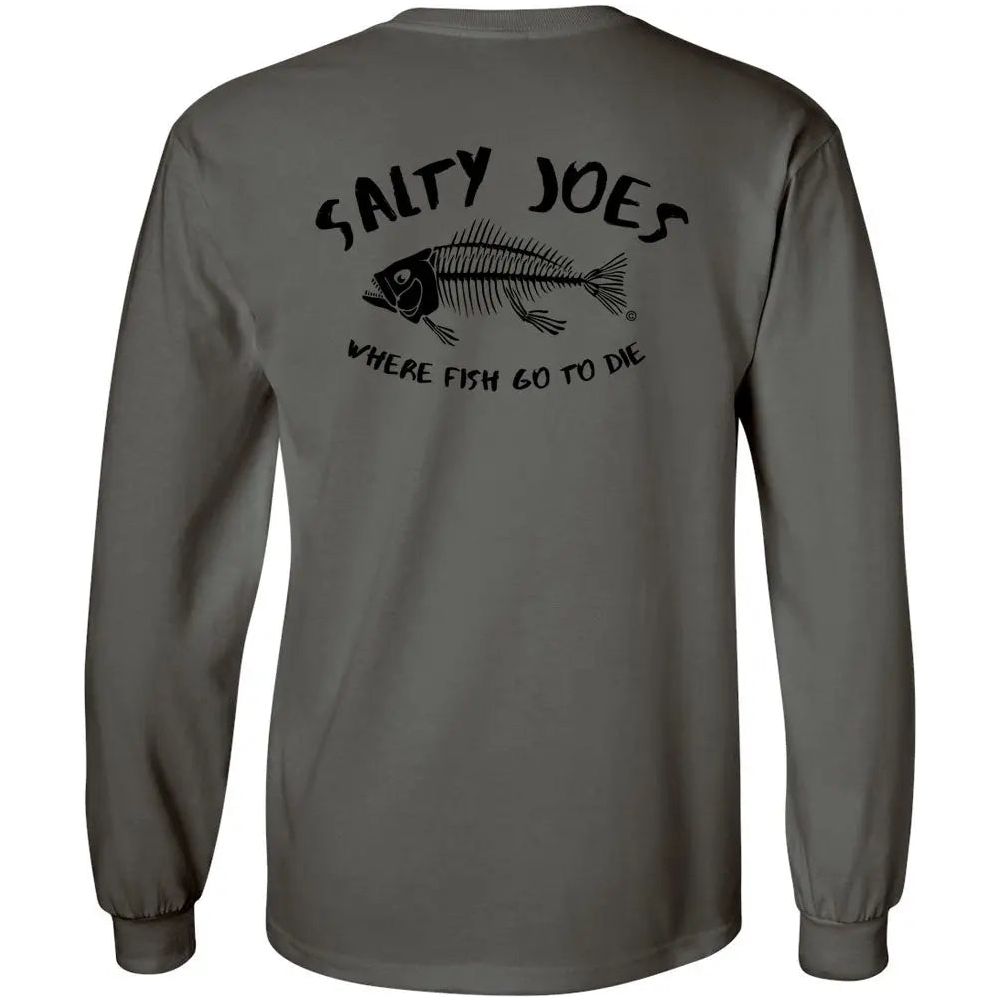 Salty Joe's "Where Fish Go To Die" Long Sleeve Tee - Angler's Pro Tackle & Outdoors