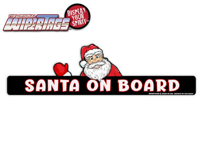 Santa on Board WiperTags - Angler's Pro Tackle & Outdoors