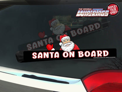 Santa on Board WiperTags - Angler's Pro Tackle & Outdoors