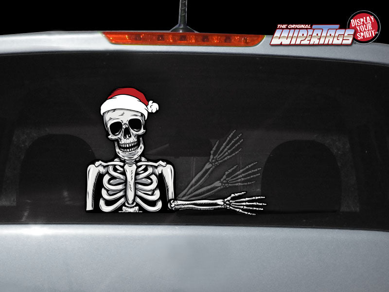 Santa Skully * HOLIDAY * Waving Skeleton - Angler's Pro Tackle & Outdoors