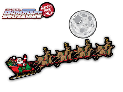 Santa Sled with Reindeer WiperTags - Angler's Pro Tackle & Outdoors