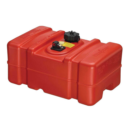 Scepter 9 Gallon Rectangular Portable Marine & Boat Fuel Container w/ Hard Cap - Angler's Pro Tackle & Outdoors