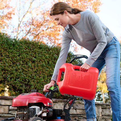 Scepter SmartControl Dual Handle 5 Gal Gasoline Can Jug with Funnel, 2 Pack, Red - Angler's Pro Tackle & Outdoors