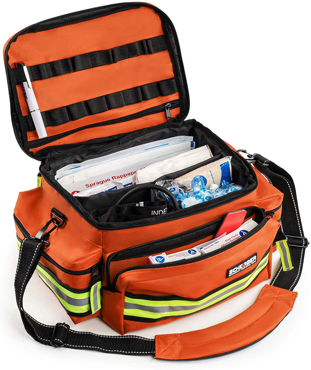 Scherber First Responder Bag | Professional Essentials EMT/EMS Trauma Bag - Angler's Pro Tackle & Outdoors