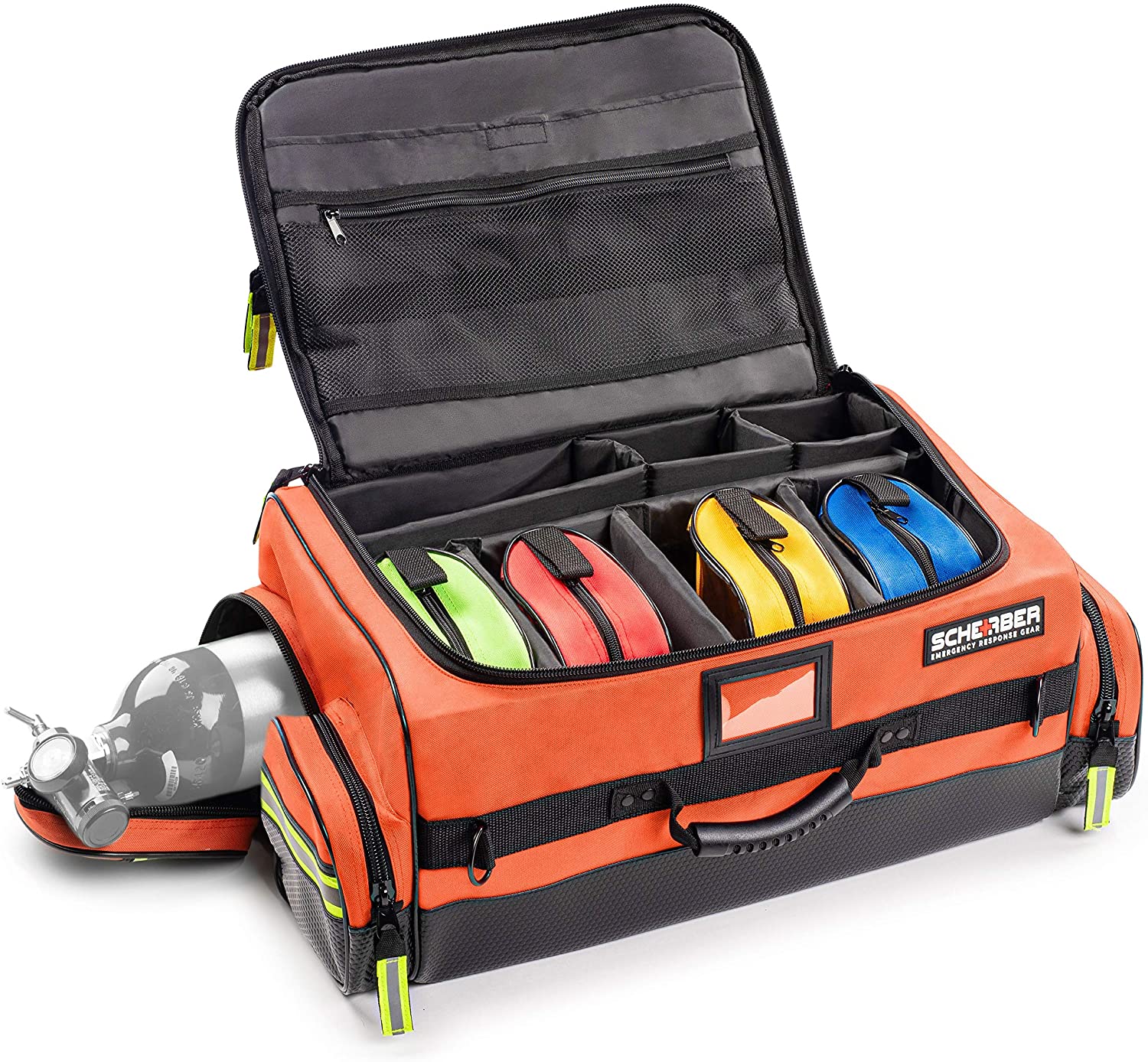 Scherber First Responder O2 Bag | Ultimate Professional EMT/EMS Trauma Oxygen Bag - Angler's Pro Tackle & Outdoors