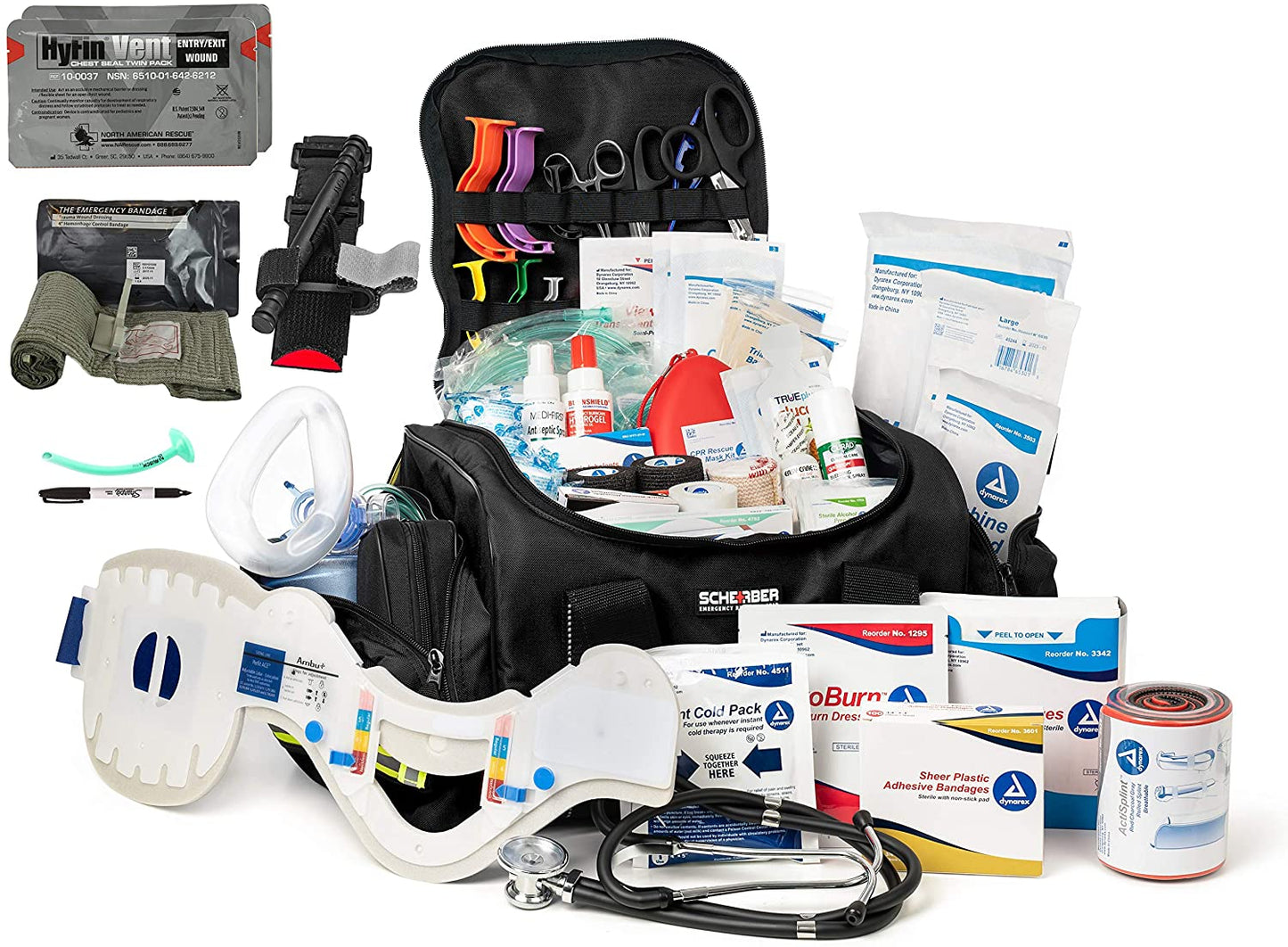 Scherber Intermediate First Responder Trauma Kit W/Bleeding Control - Fully Stocked - Angler's Pro Tackle & Outdoors