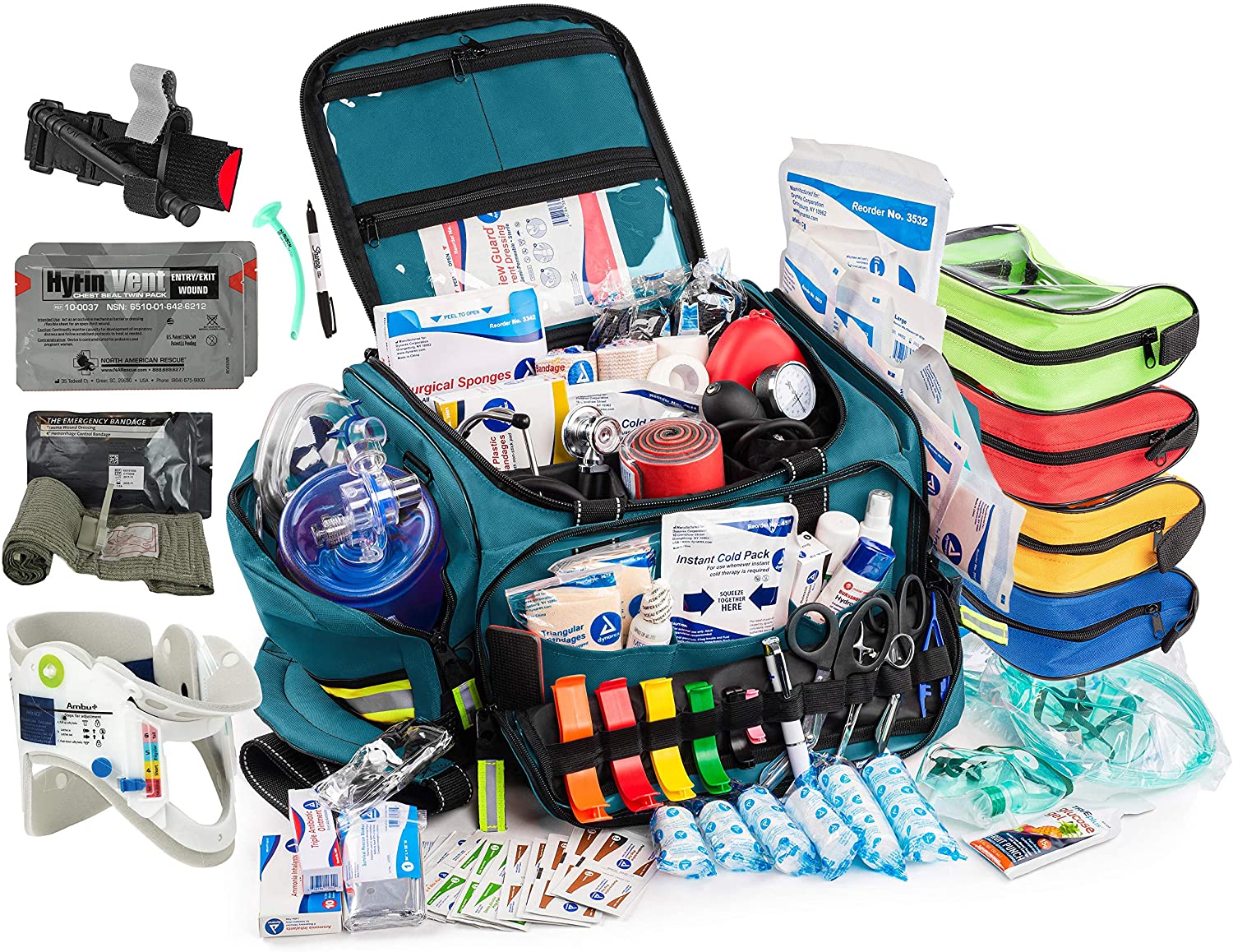 Scherber Premium First Responder Trauma Kit W/Bleeding Control - Fully Stocked - Angler's Pro Tackle & Outdoors