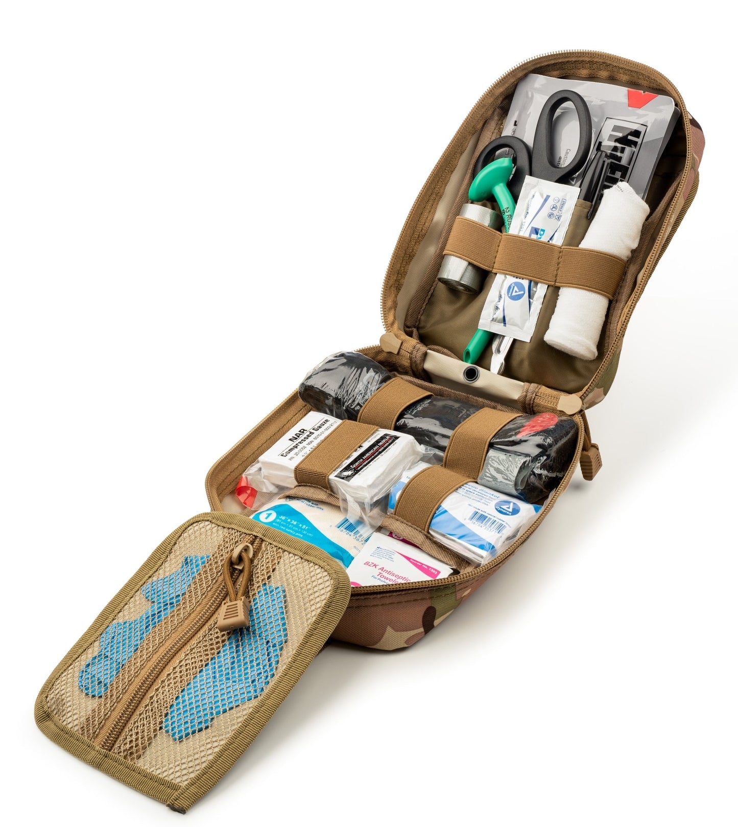 Scherber Premium IFAK Kit Trauma Pack - Fully Stocked - Angler's Pro Tackle & Outdoors