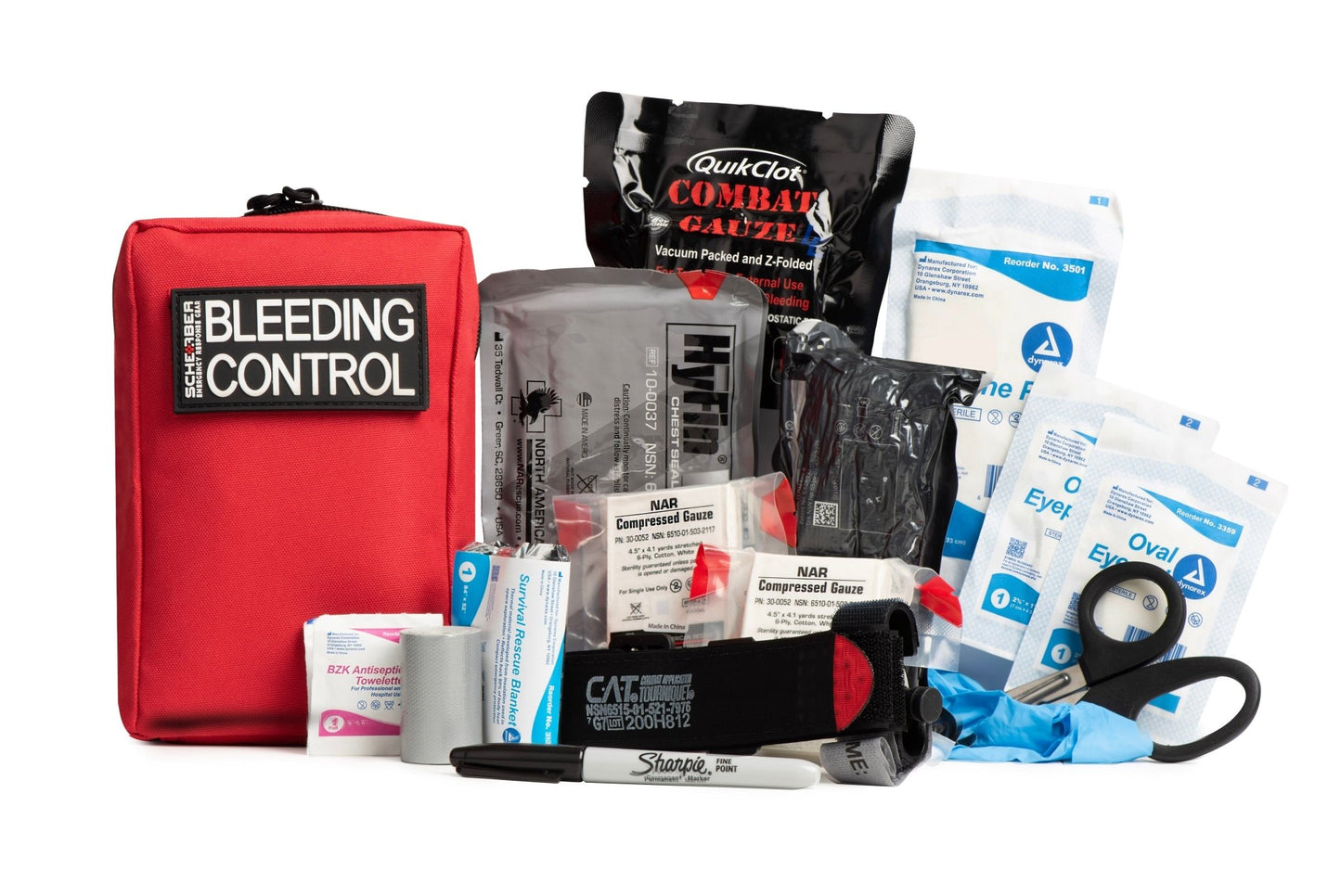 Scherber Public Access Bleeding Control Kit | Trauma Equipment, First Aid Supplies | Advanced+ - Angler's Pro Tackle & Outdoors