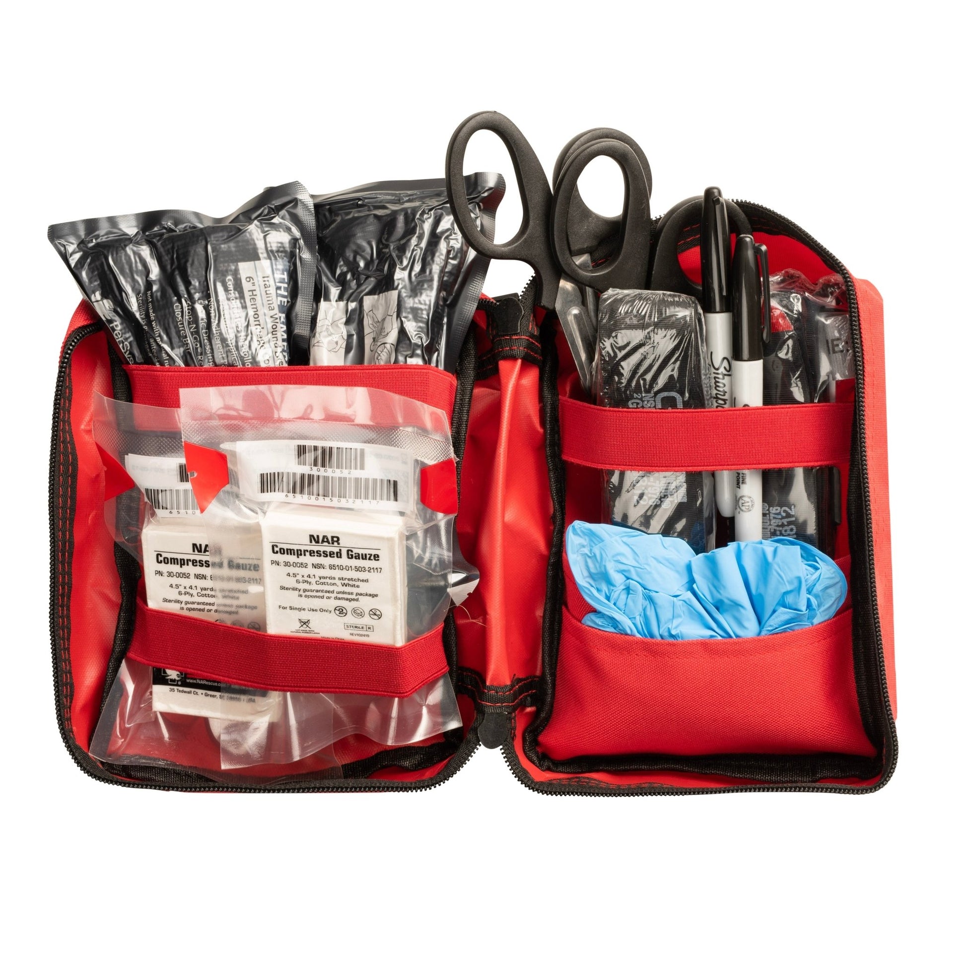 Scherber Public Access Bleeding Control Kit | Trauma Equipment, First Aid Supplies | Basic - Angler's Pro Tackle & Outdoors