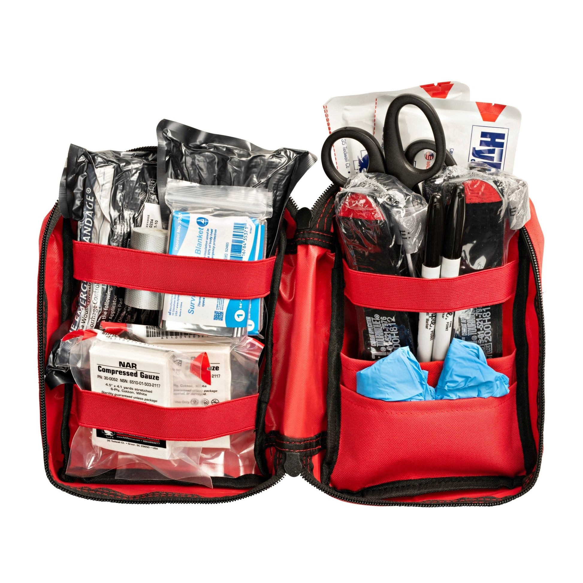 Scherber Public Access Bleeding Control Kit | Trauma Equipment, First Aid Supplies | Medium - Angler's Pro Tackle & Outdoors