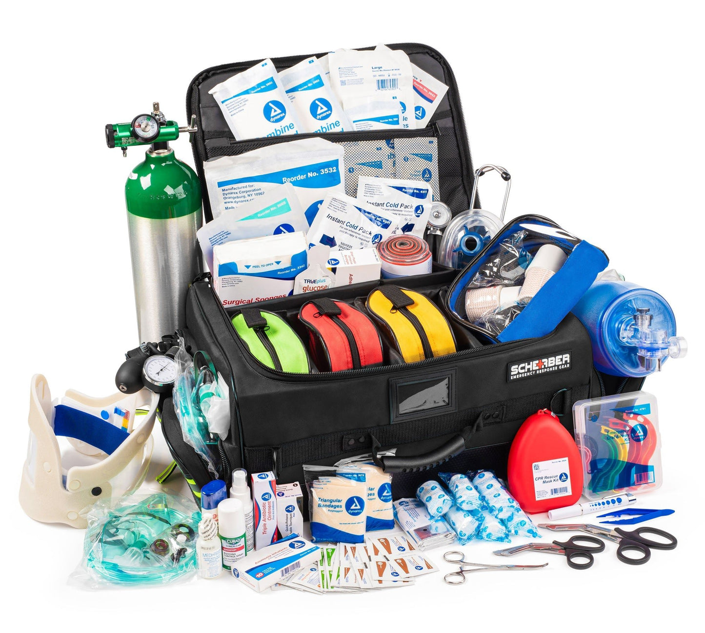 Scherber Ultimate First Responder Trauma kit O2 - Fully Stocked - Angler's Pro Tackle & Outdoors