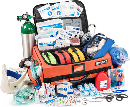 Scherber Ultimate First Responder Trauma kit O2 - Fully Stocked - Angler's Pro Tackle & Outdoors