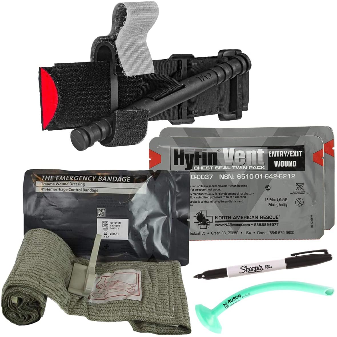 Scherber Ultimate First Responder Trauma kit O2 W/Bleeding Control - Fully Stocked - Angler's Pro Tackle & Outdoors