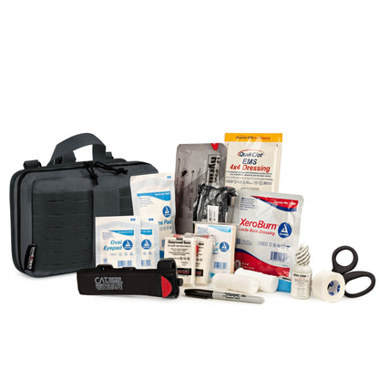 Scherber Vehicle IFAK Emergency Trauma Kit | 25+ Medical Supplies | Basic - Angler's Pro Tackle & Outdoors