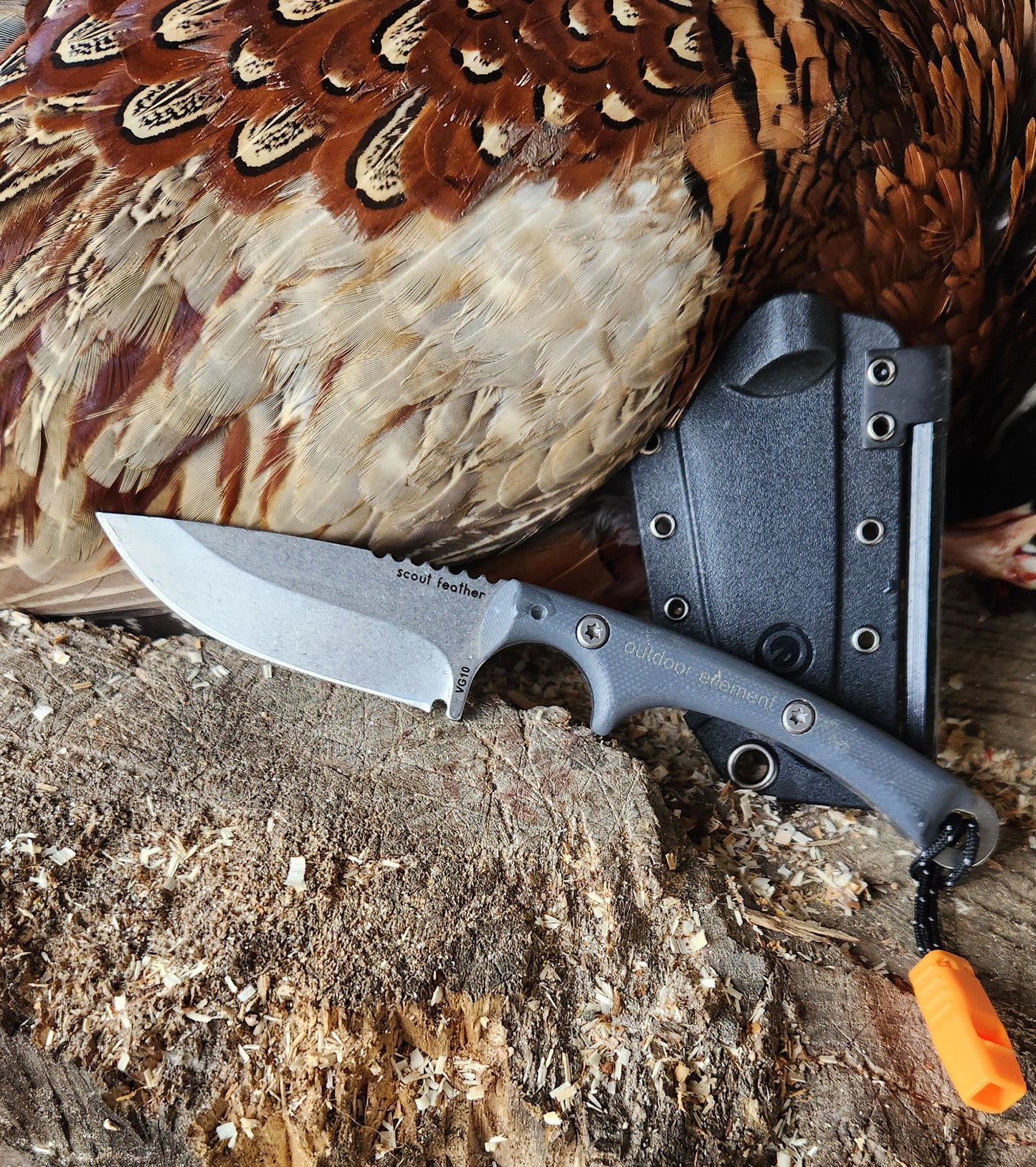 Outdoor Element Scout Feather Adventure Survival Knife