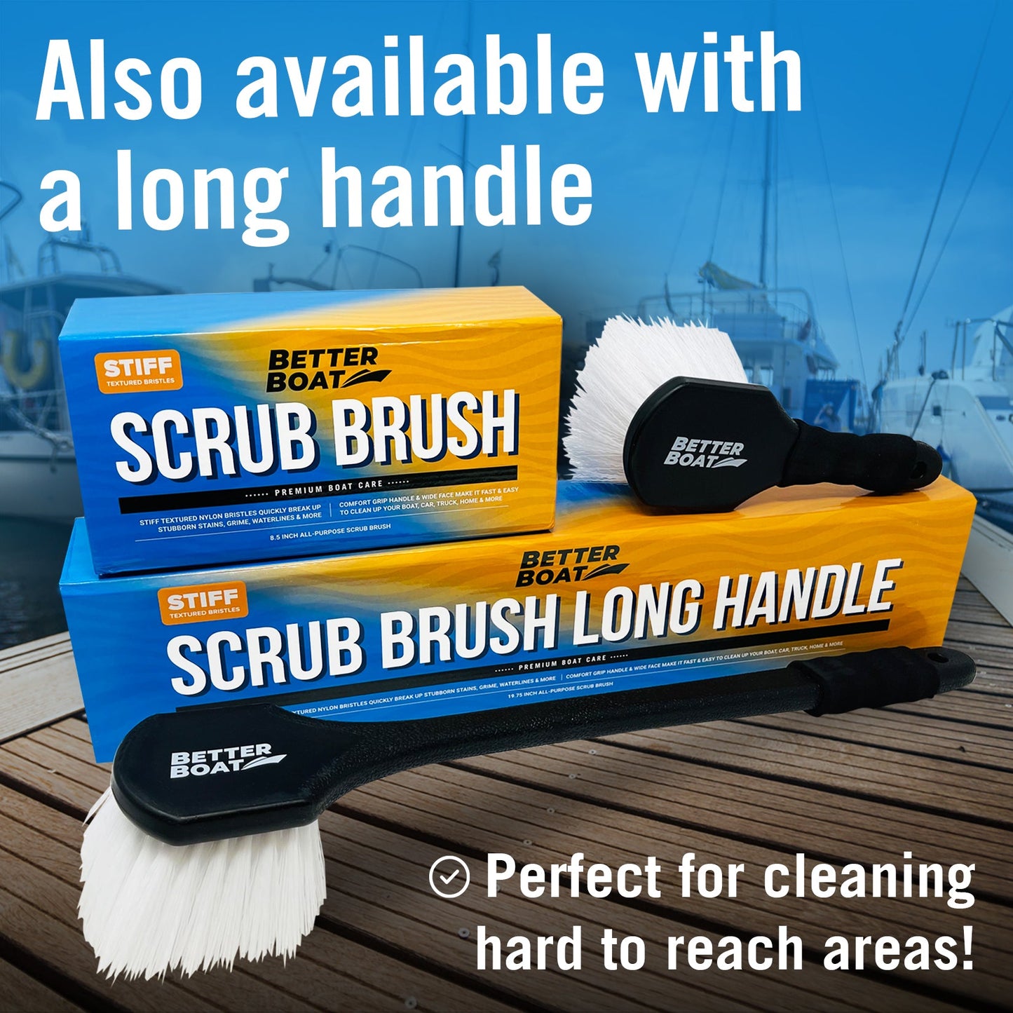 Better Boat - Stiff Scrub Brushes