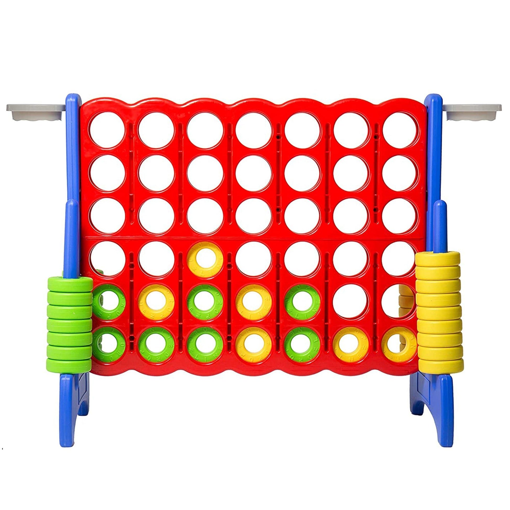 SDADI Giant 64 Inch 4 - In - A - Row Game and Basketball Game for Kids, Blue and Red - Angler's Pro Tackle & Outdoors