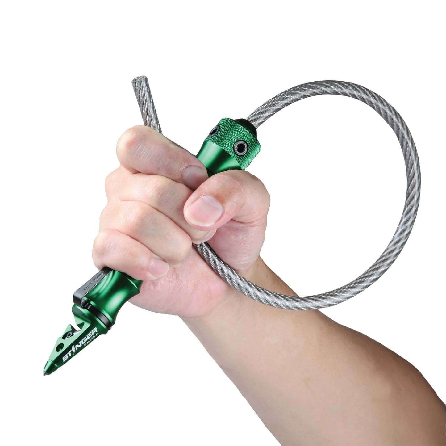 Stinger Survival Tools Whip Car Emergency Tool (Elite Edition, Green)